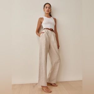 Reformation Vesta Pant - Oatmeal Size 8